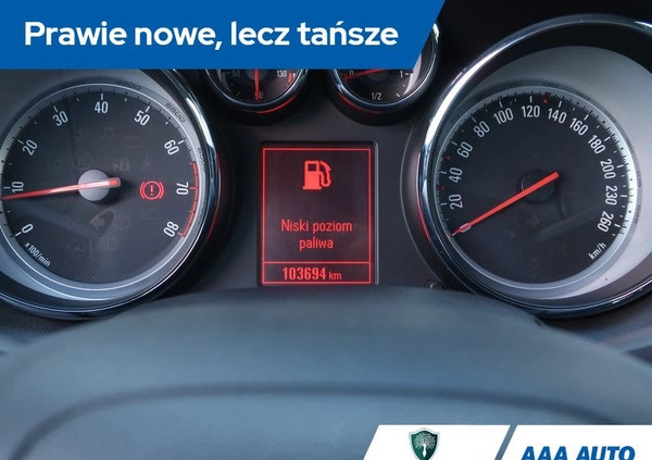 Opel Astra cena 44000 przebieg: 103693, rok produkcji 2015 z Sieraków małe 106